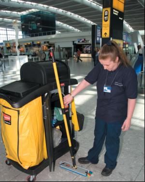 CASE STUDY: Rubbermaid HYGENâ„¢ Microfibre Cleaning System Terminal 5, Heathrow Airport CM Oct'10 64+4pp 25/10/10 18:45 Page 20