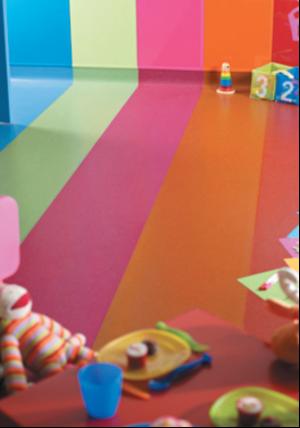 Flooring range in 40 colours