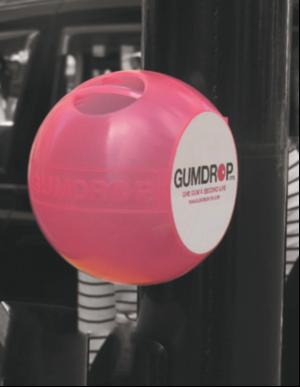 Recycling gum reduces sticky waste