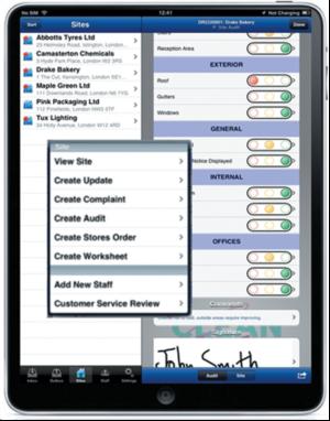 An appt app for the cleaning industry