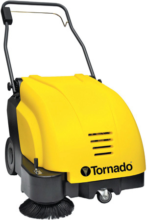 Day cleaning sorted with sweeper