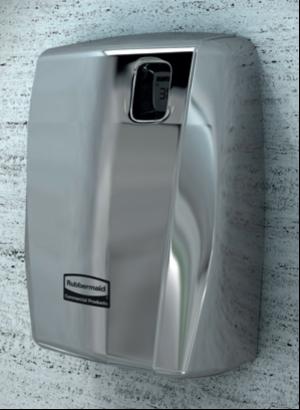 Slick stylish washroom sanitation