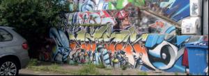 Town tackles graffiti as a team