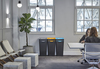 A recycling system designed for the workplace