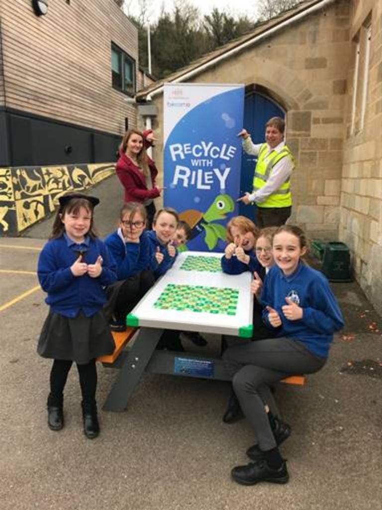 Thrupp Primary School triumphs in recycled plastic challenge